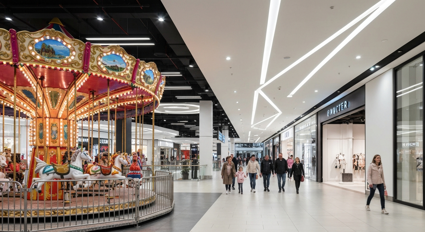 Rentabilité des manèges automatiques en centres commerciaux